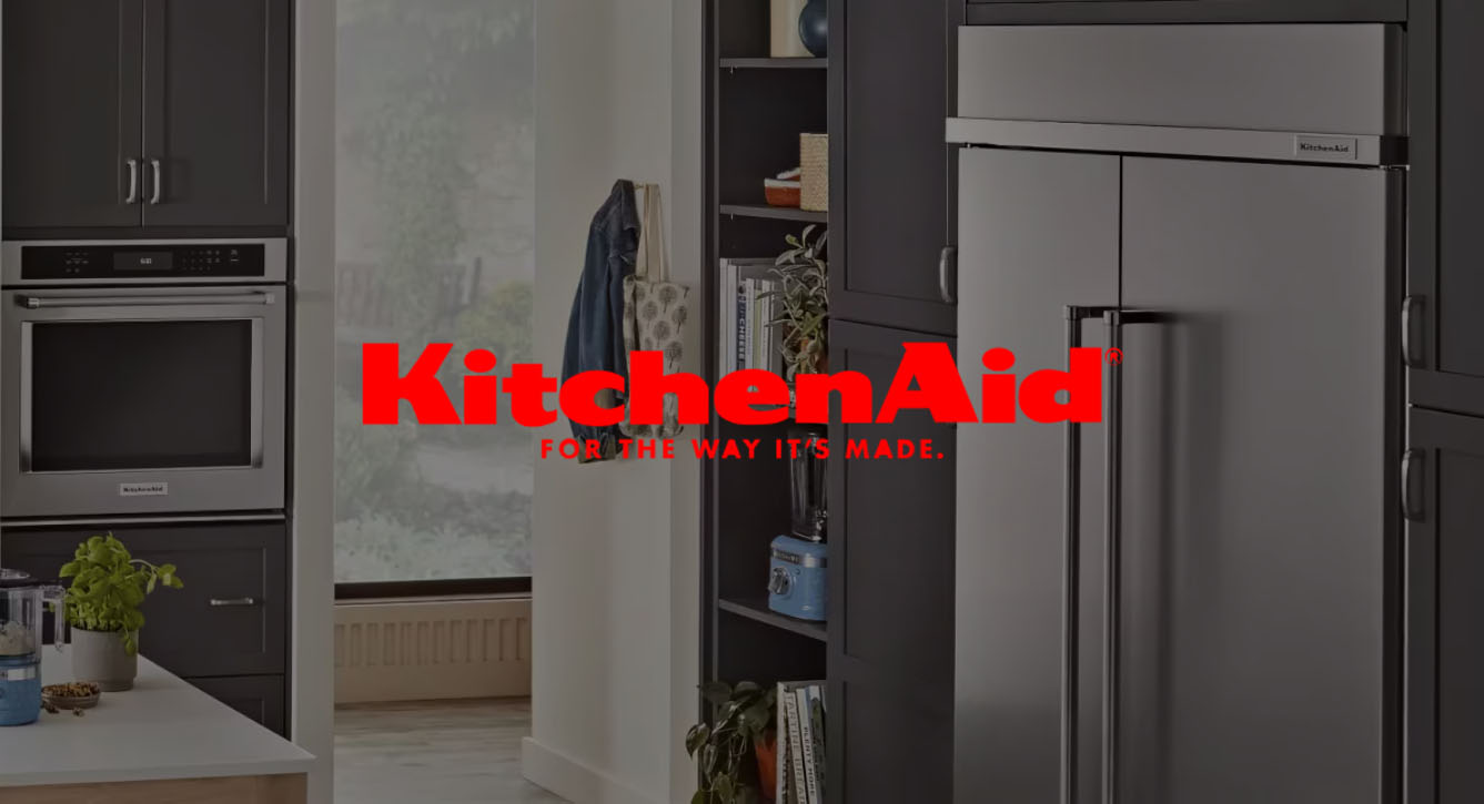 Our KitchenAid fridge